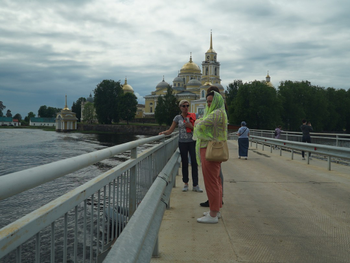 Водная прогулка по Селигеру, Нило-Столобенская пустынь, древнее городище, церковь