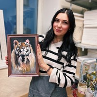 Фото отзыва 3: экскурсия "Акриловый мастер-класс для взрослых и детей в Петербурге"