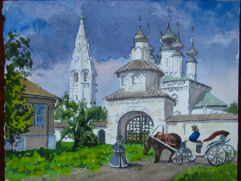 Пленэр в былинном Суздале