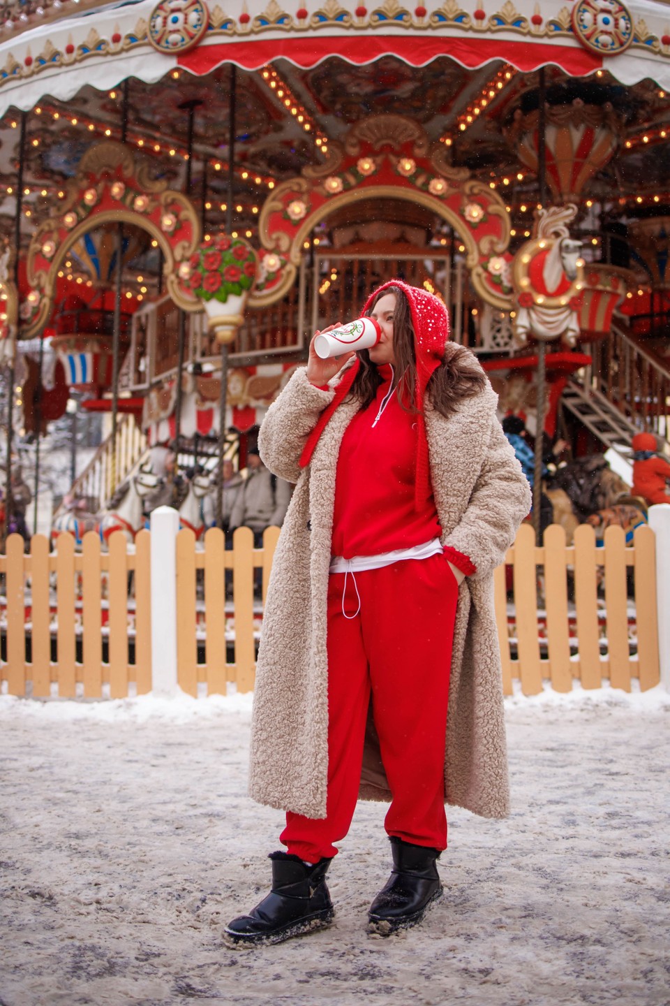 15-минутная новогодняя фотосессия в Петербурге (Мария)