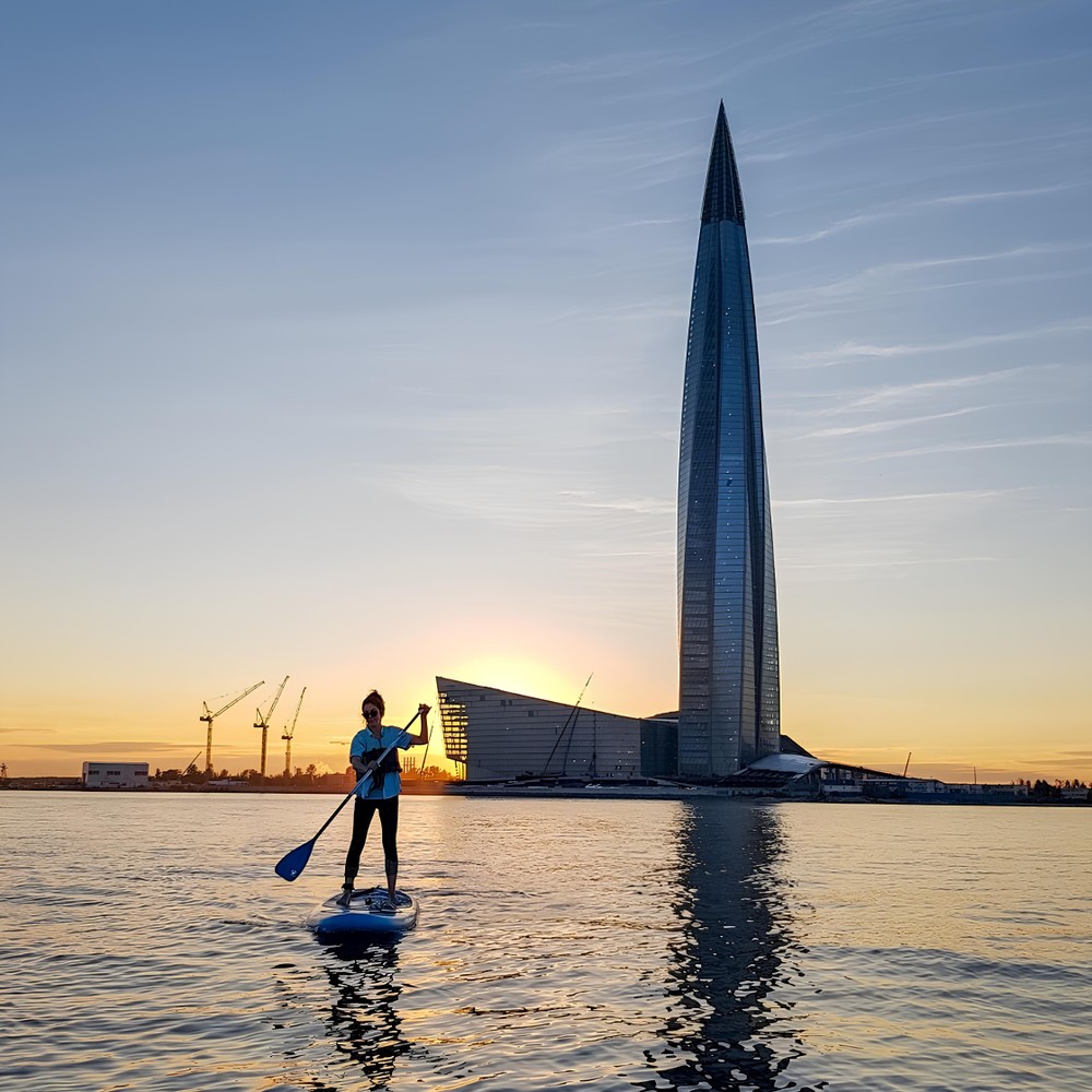 К Лахте на закате: сап-прогулка с инструктором (3/7)