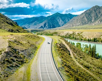 Чуйский тракт, перевалы Семинский и Чике-Таман