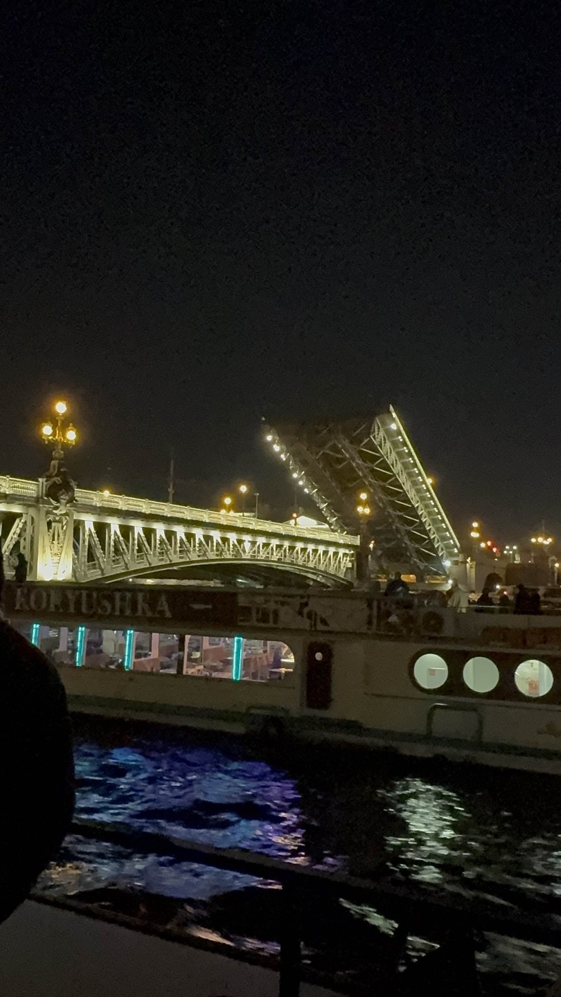 Пять разводных мостов - на теплоходе с гидом (Юлия)