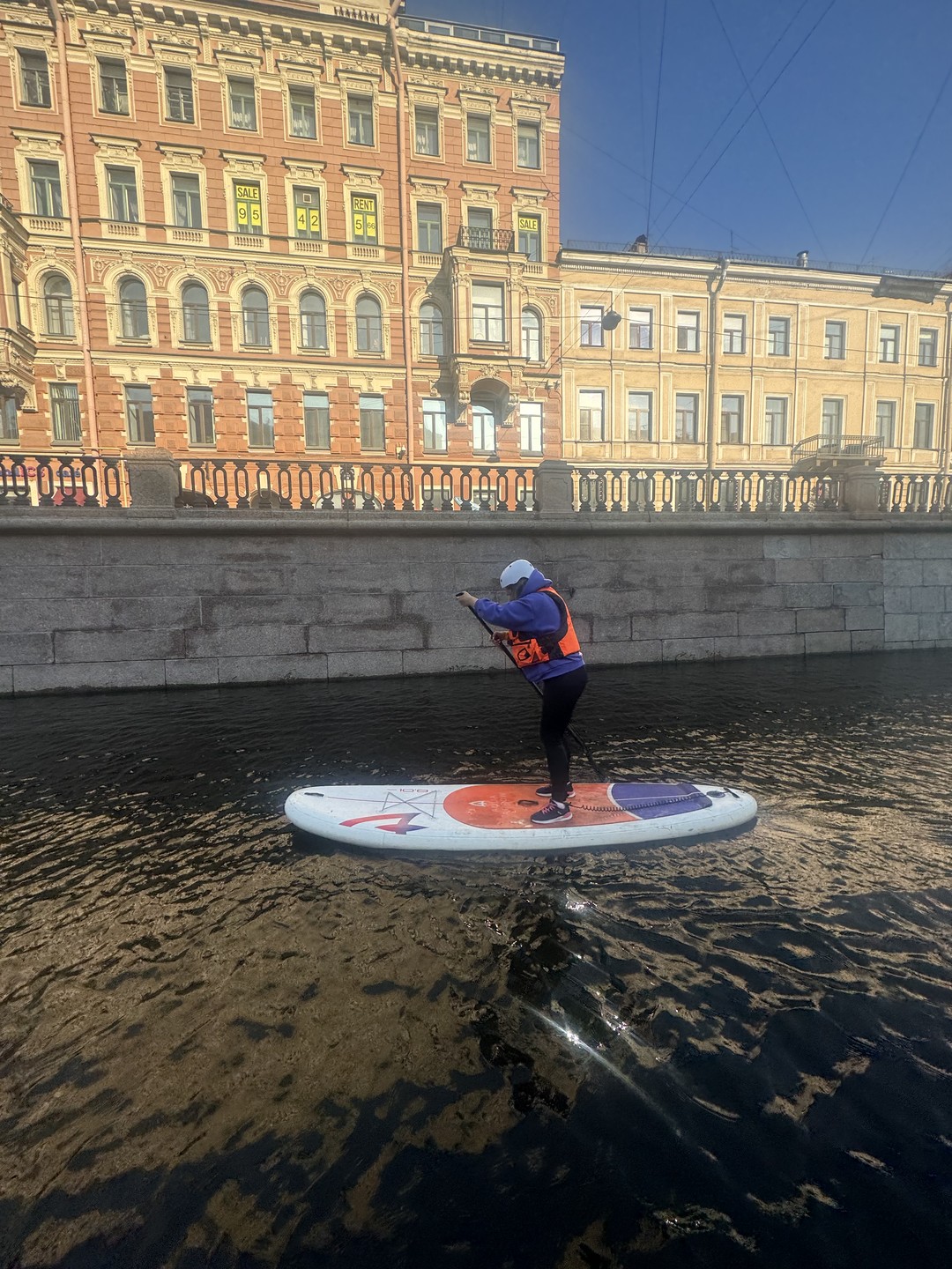 Сап-тур по центру Петербурга в мини-группе (Екатерина)