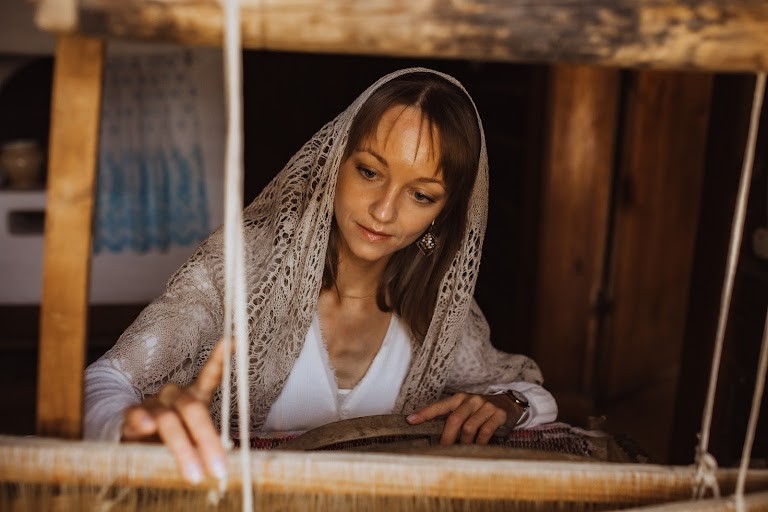 Фото Женский профиль града Суждаль