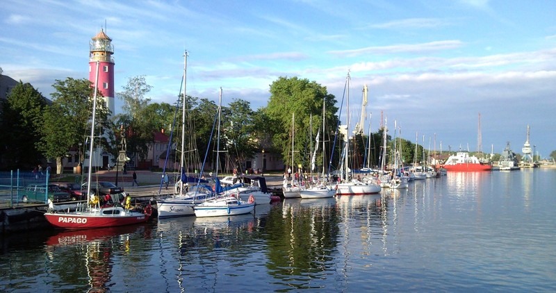 Виды Балтийск и Балтийская коса — из Калининграда