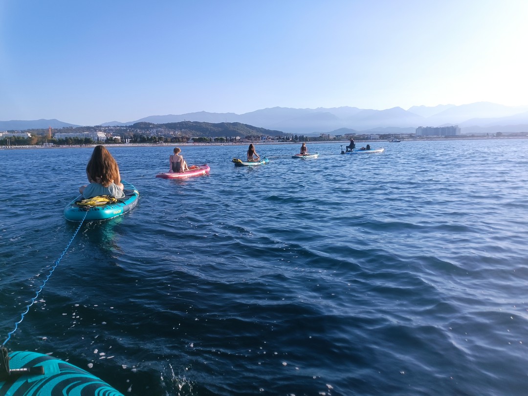 Отлично покатались. Тишина и краски в час рассвета приятно радовали