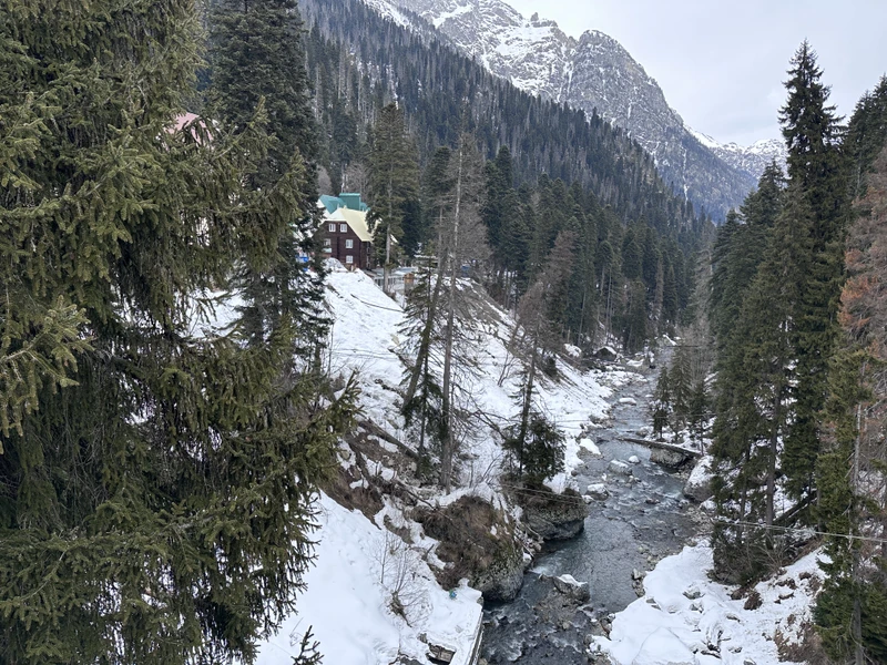 Ездили вдвоем с мужем на Домбай с Олегом 22 февраля. Машина -джип Хавал-комфортабельная, места для ног