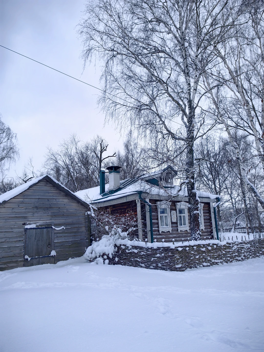 Были в новогодние праздники на родине С. Есенина в с. Константиново. Нам очень понравилась прогулка с