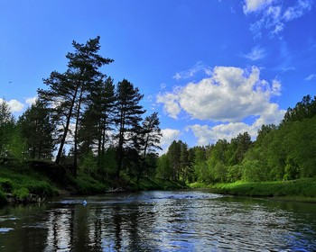 17 км с лёгкими перекатами и остановками на отдых