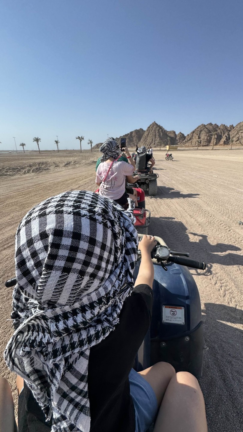 На квадроциклах в группе: сафари в Шарм-эль-Шейхе (Татьяна)