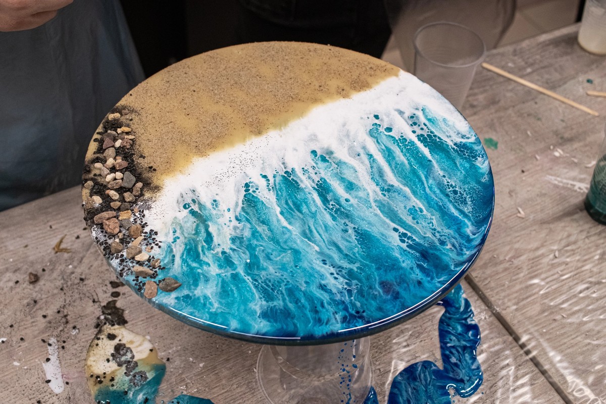 Мастер-класс по эпоксидной смоле в Москве (9/11)