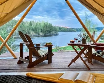 Лосевские пороги, крепость Корела, заброшенная кирха, парк «Долина водопадов», отдых в глэмпинге