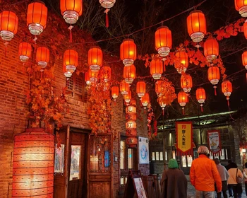 Великая стена - участок Цзюйюнгуань, вечер в Губэе