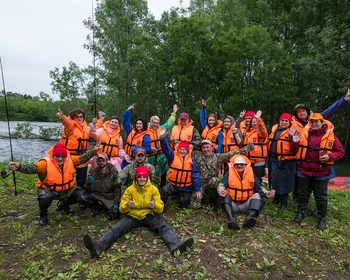 Сплав на рафтах, уха на природе, купание в Малкинских источниках
