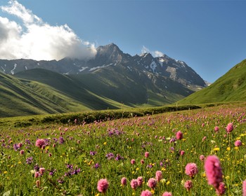 Алагирское и Цейское ущелья, Сказский ледник, аул Нар