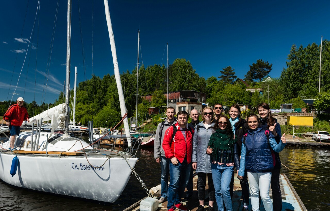 По «Камскому морю» на яхте!