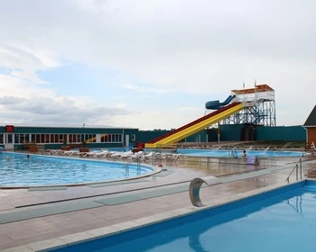 Горы Домбая и термальные бассейны комплекса «Жемчужина Кавказа»