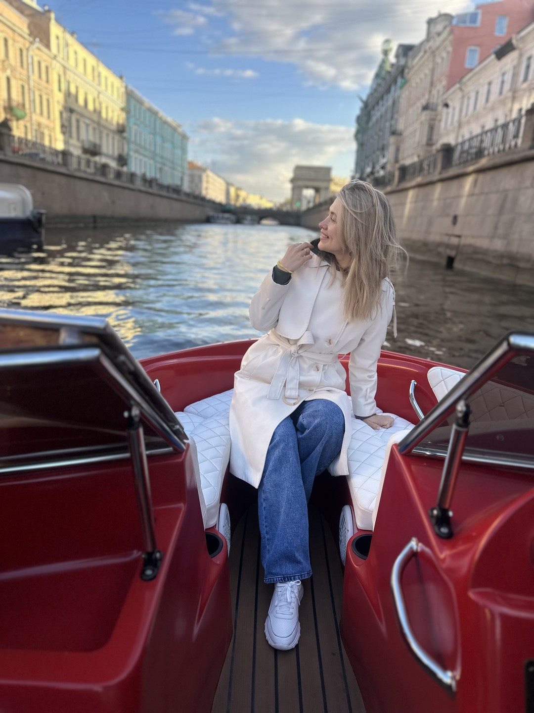 На частном катере по рекам и каналам Петербурга (Дарина)