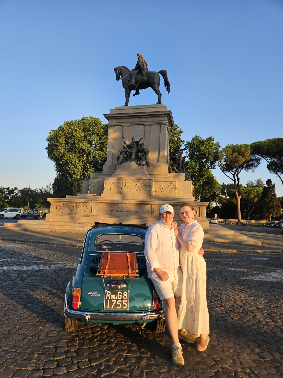 По Риму - на винтажном «Фиате 500» (Дарья)