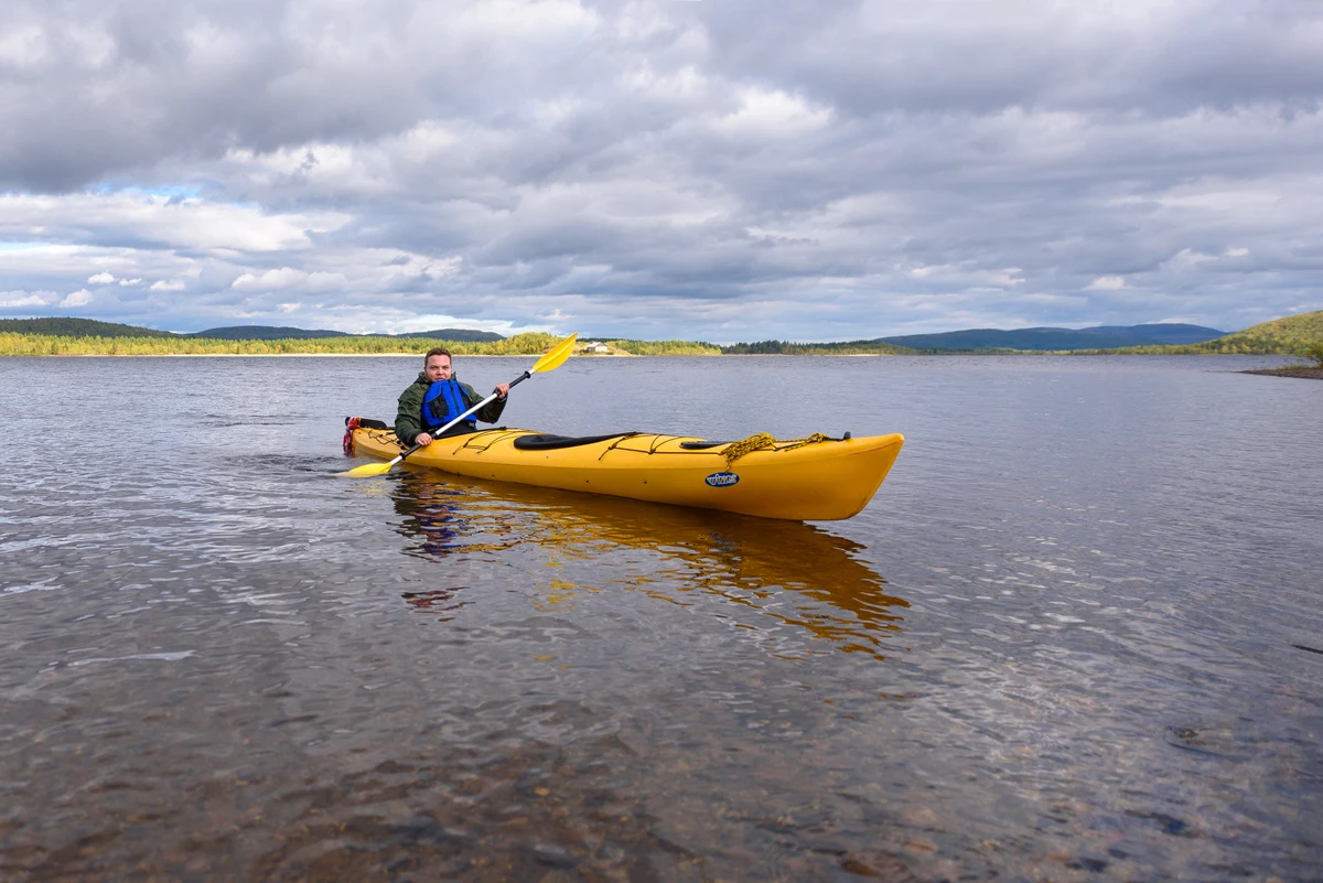 Каякинг по рекам и озёрам Кольского (9/19)