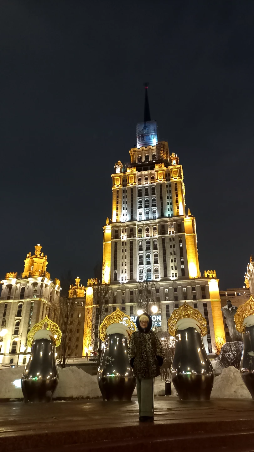 По новогодней Москве - на автомобиле (Елена)