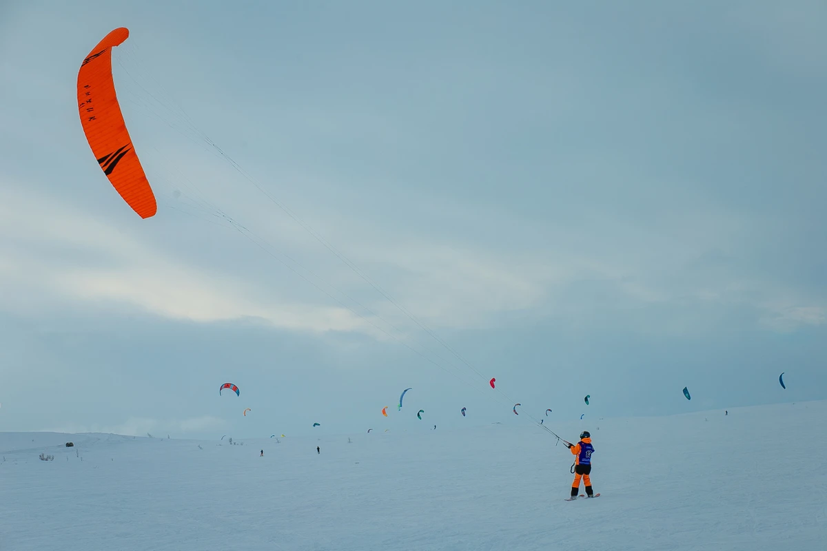 Сноукайтинг в тундре: групповой трансфер из Мурманска (6/6)