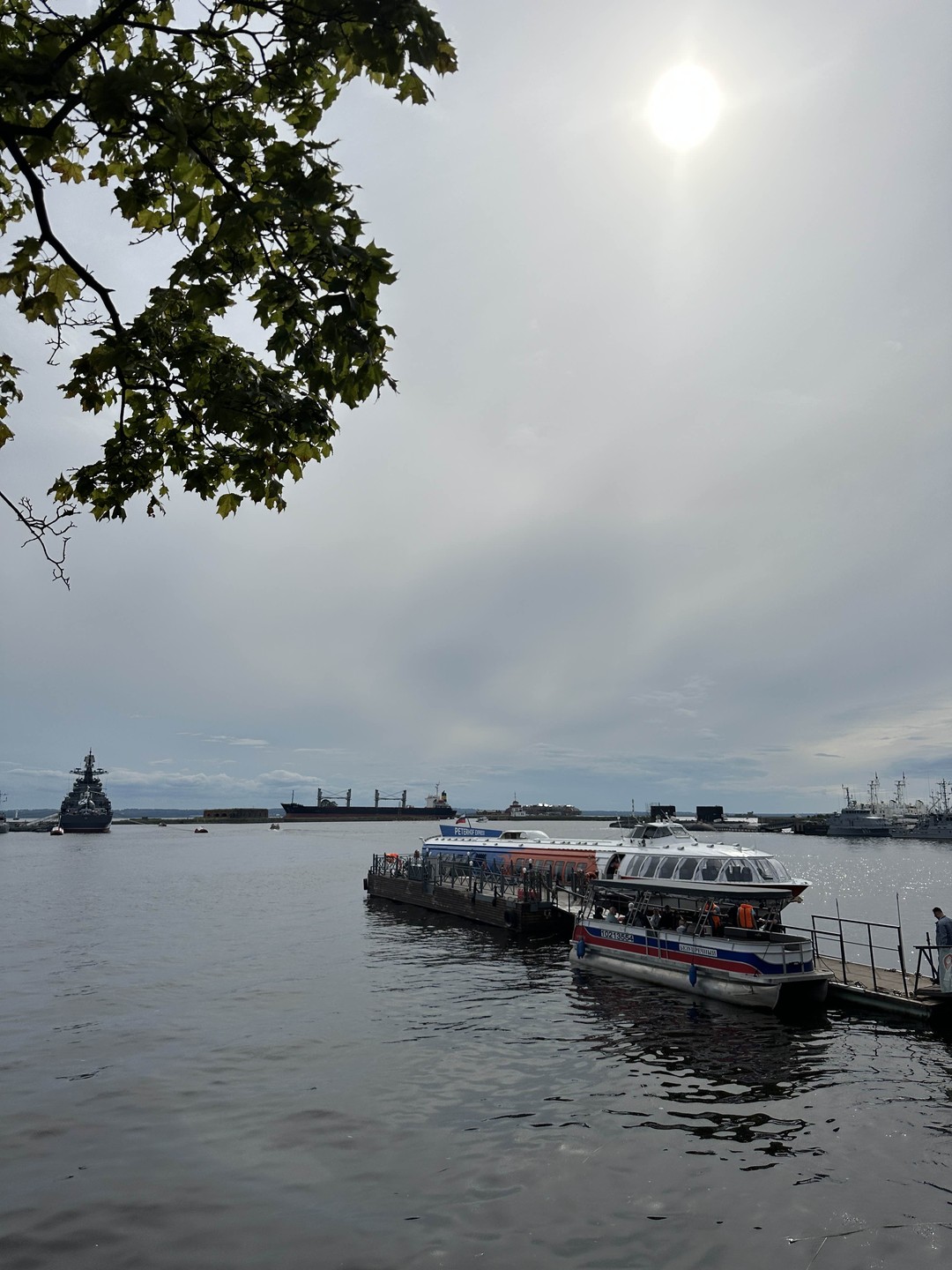 Большое путешествие в Кронштадт на скоростном судне (Ольга)