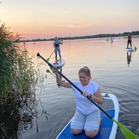 Фото отзыва 3: экскурсия "Закат на сапбордах на Лахтинском Разливе в Петербурге"