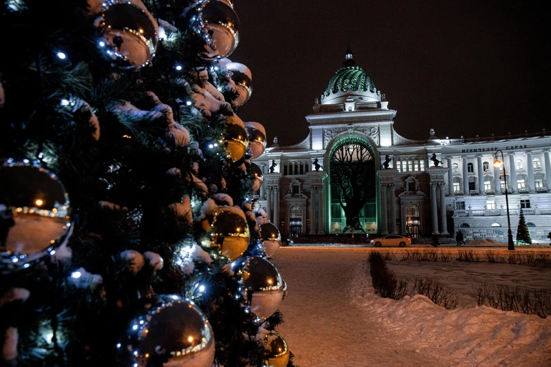 Зимняя сказка в новогодней Казани