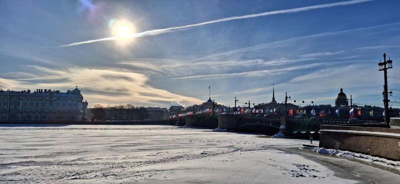 Прекрасное утро в Петербурге!