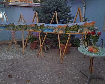 Возвращение в столицу, выставка работ