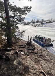 Фото отзыва 2: экскурсия "Прогулка по Ладожским шхерам на аэролодке"