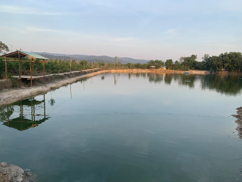 Озёрная рыбалка на Фукуоке - утром или вечером