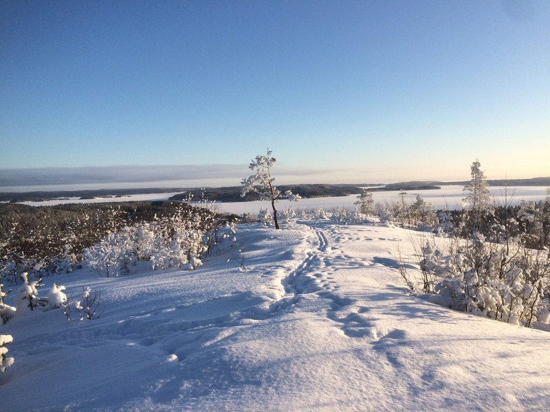 Прогулка по зимней Карелии тропами лешего Хийси