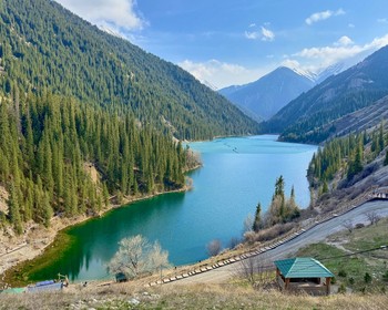 Лунный каньон, ущелье Куртогай, озеро Кольсай