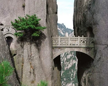 Хуаншань: Мост фей и вершина Лотоса