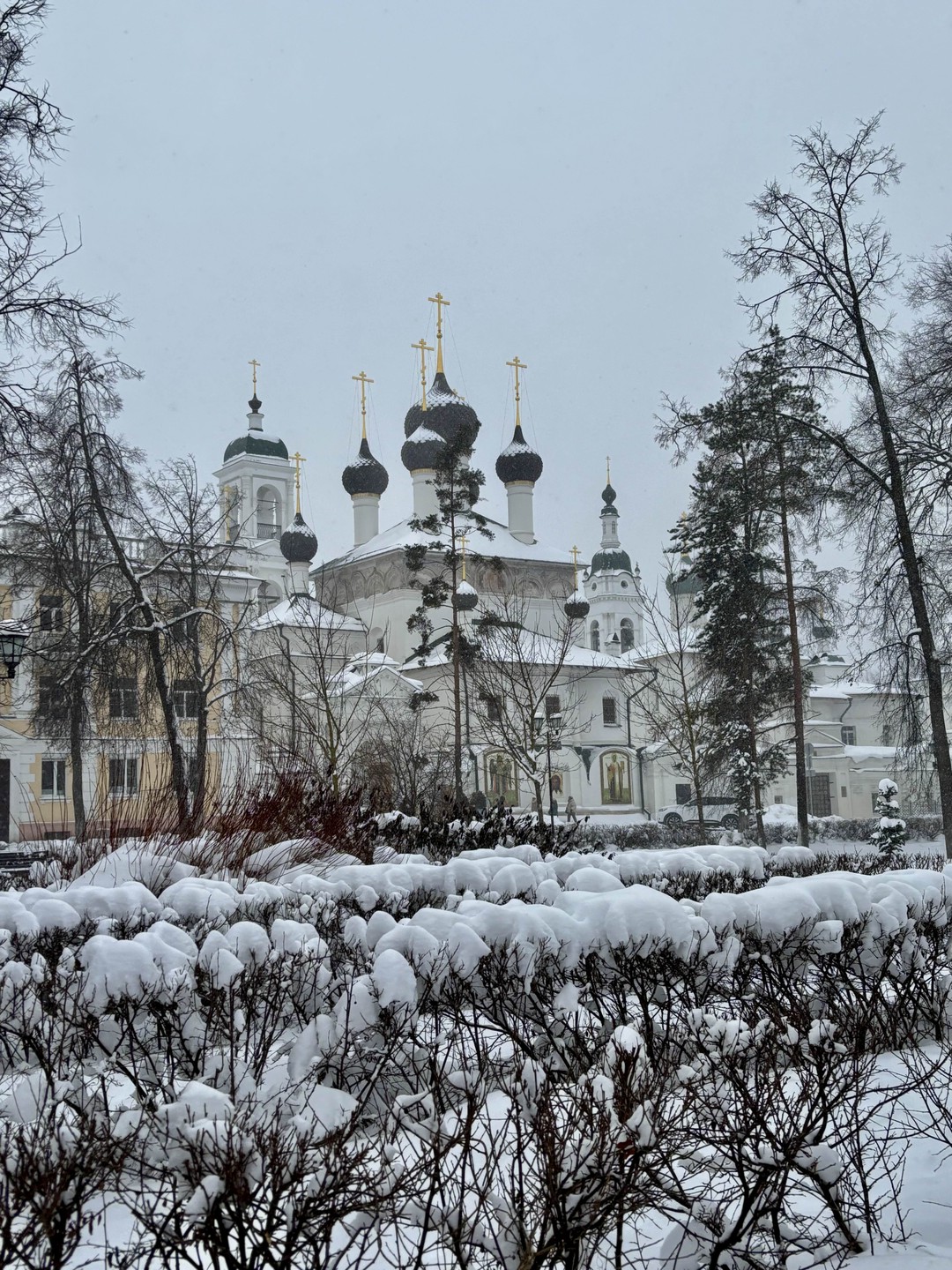 Нам вместе с Андреем выпало испытание погодой. В этот день 9-го января был самый обильный снегопад