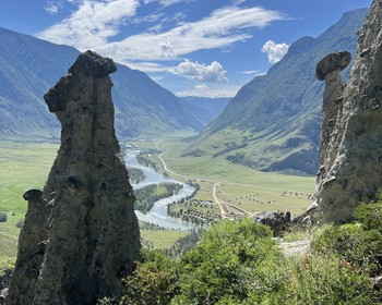 Подъём к Каменным грибам, концерт горлового пения, погружение в культуру