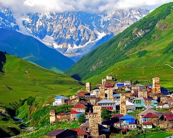 Ушгули и монастырь Ламария