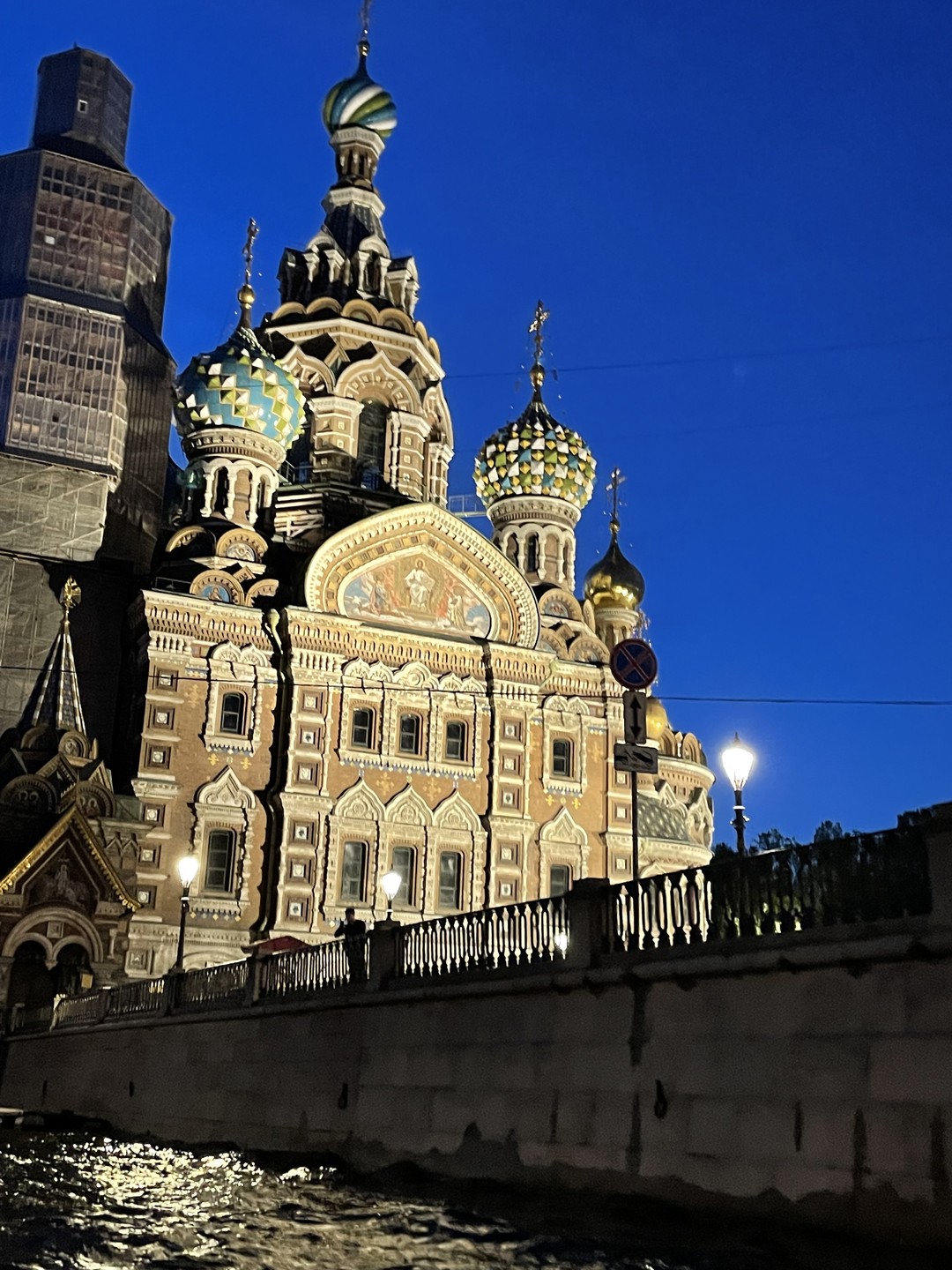 Ночная прогулка на катере к разводным мостам (Елена)