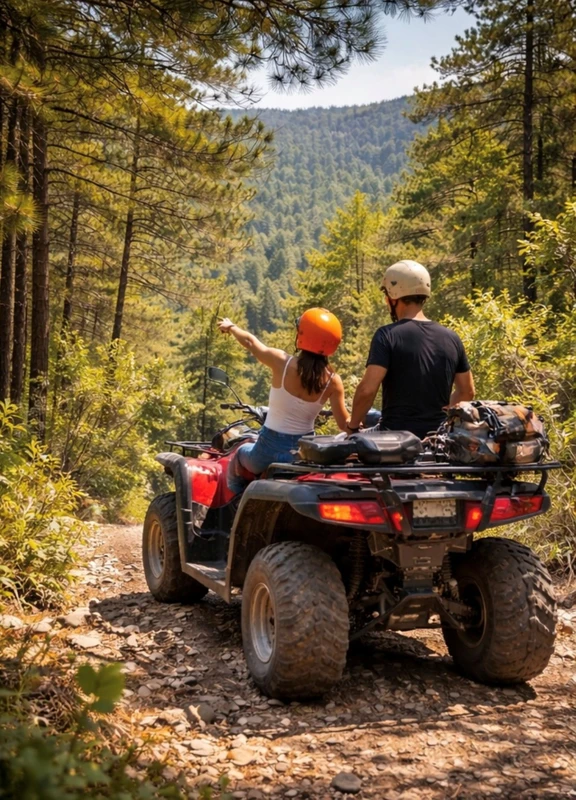 Катание на квадроциклах недалеко от Антальи