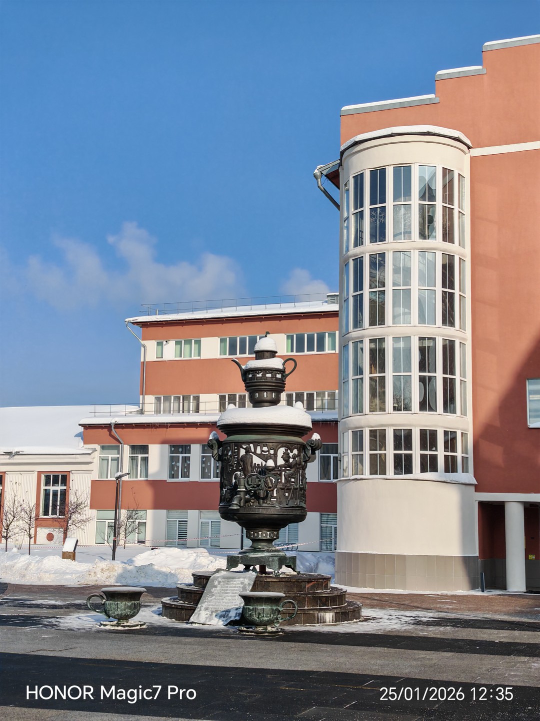 Были на увлекательной экскурсии с Федором в морозный январский день. Экскурсия так понравилась, что на время