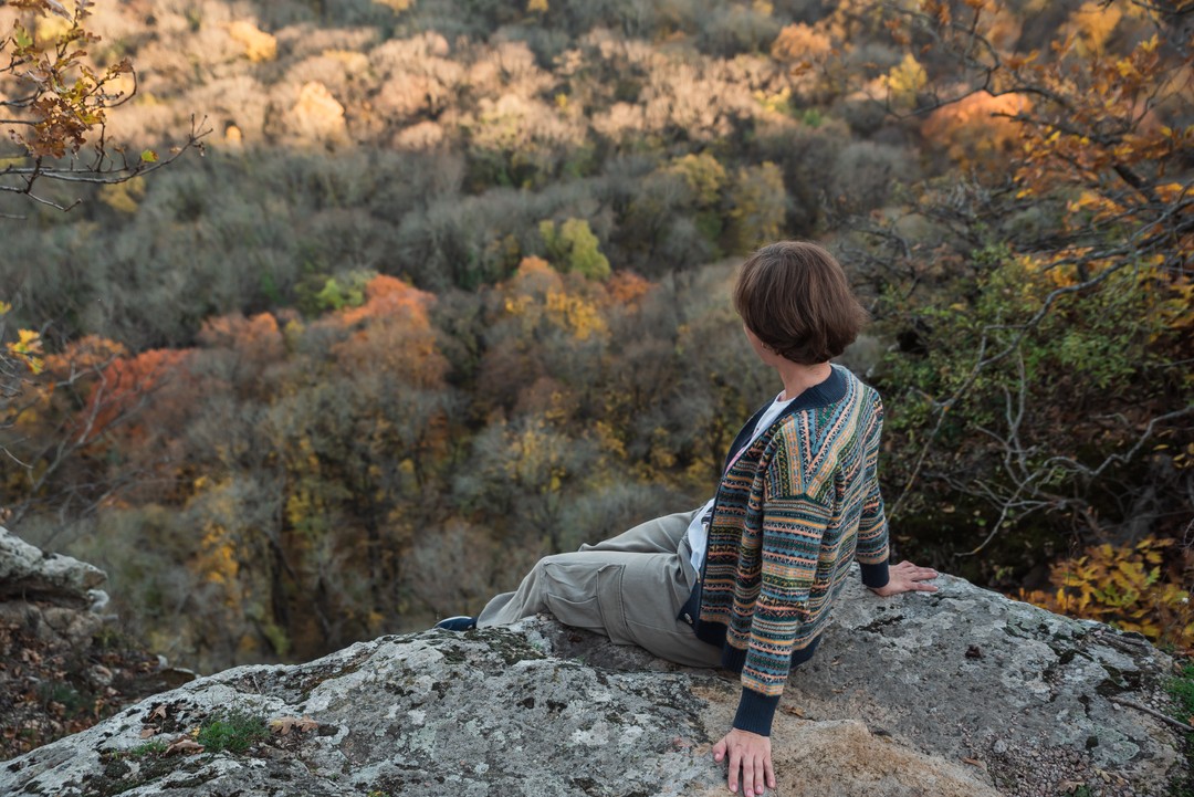Мы с удовольствием прогулялись с Александром по живописным местам между Лермонтовым и Железноводском, любовались яркой осенью