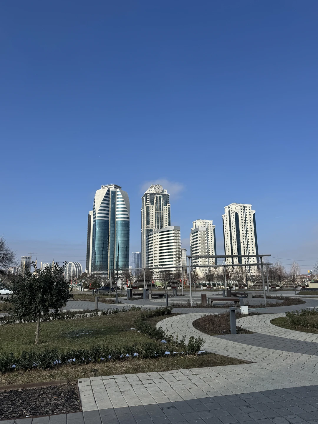 Большое спасибо Мансуру за замечательную экскурсию для нашей команды! Грозный встретил нас хорошей ясной погодой и