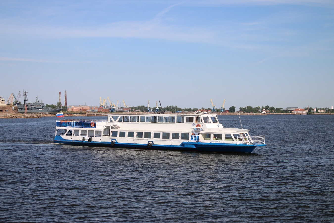 Форты Кронштадта на теплоходе