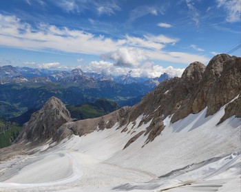 Ледник Мармолада, перевал Федайя, традиционная деревня и термальные источники