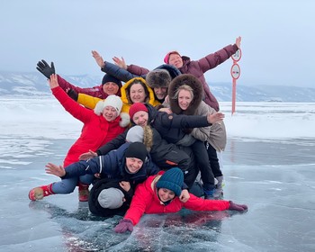 Посещение этнодеревни, катание на велосипедах