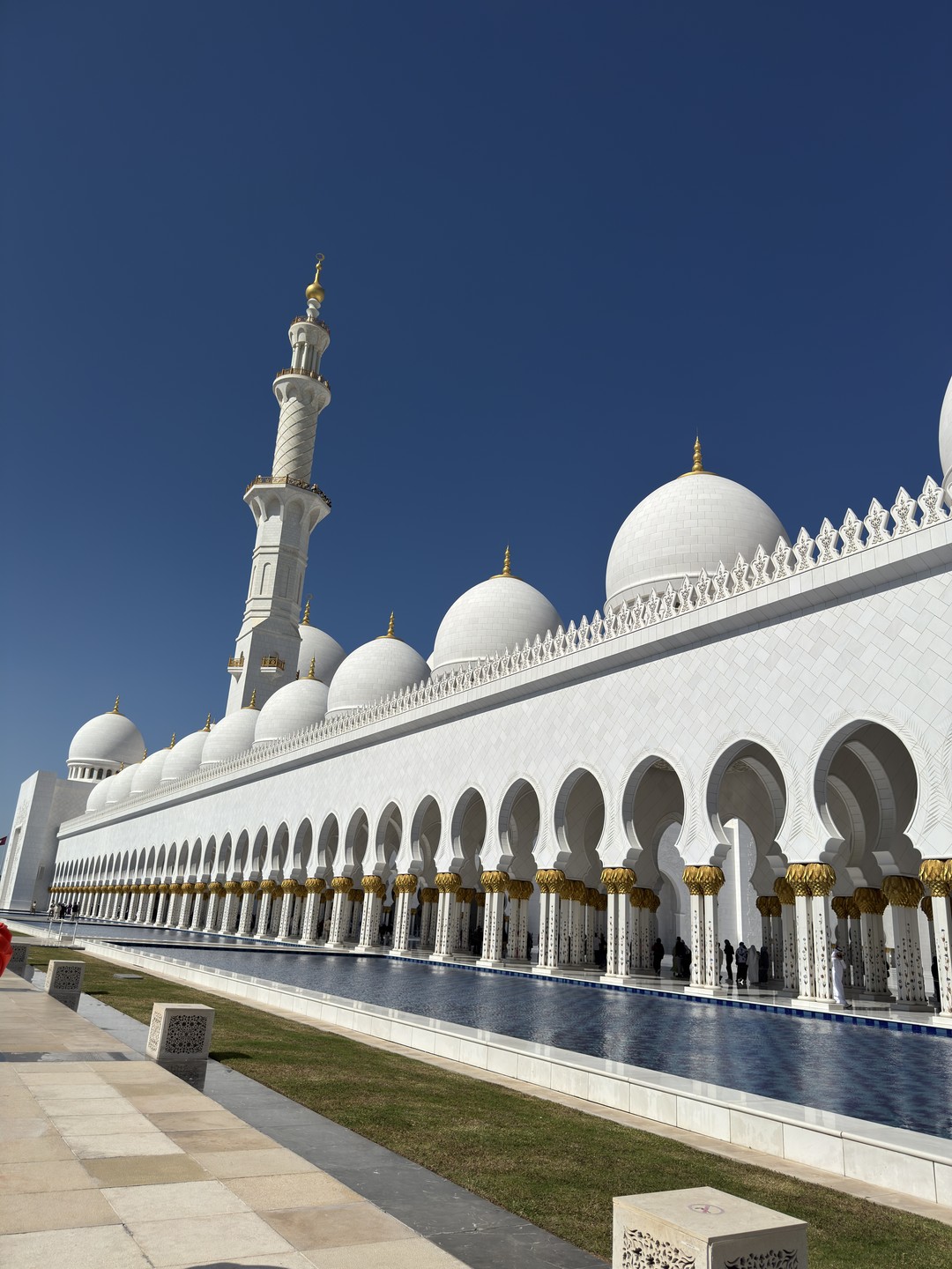 Сегодня наша группа из трех человек была на экскурсии в Абу Даби. Нашим гидом был Эмиль