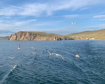 Прогулка на катере на остров Огой